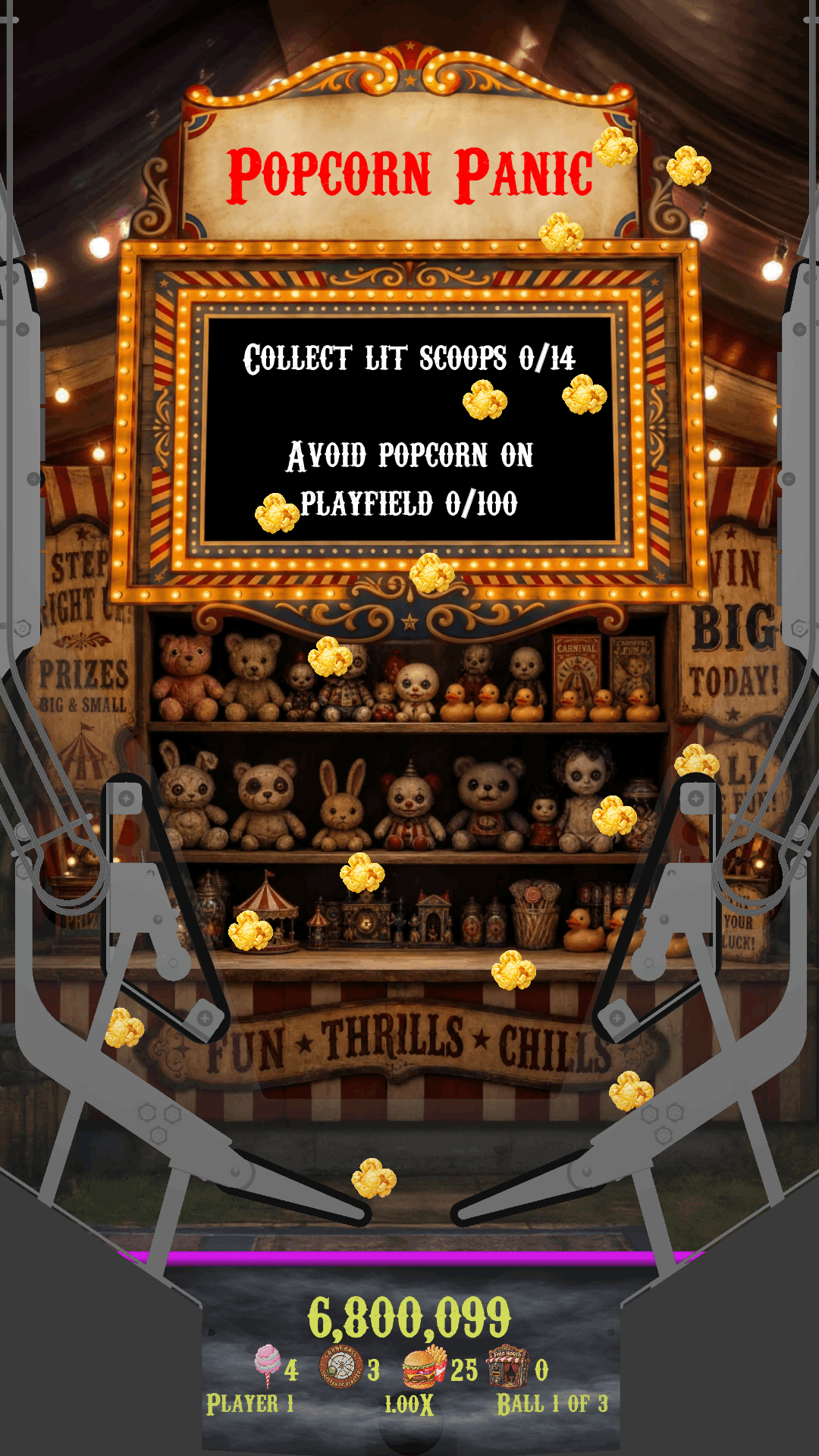 Popcorn Panic mode